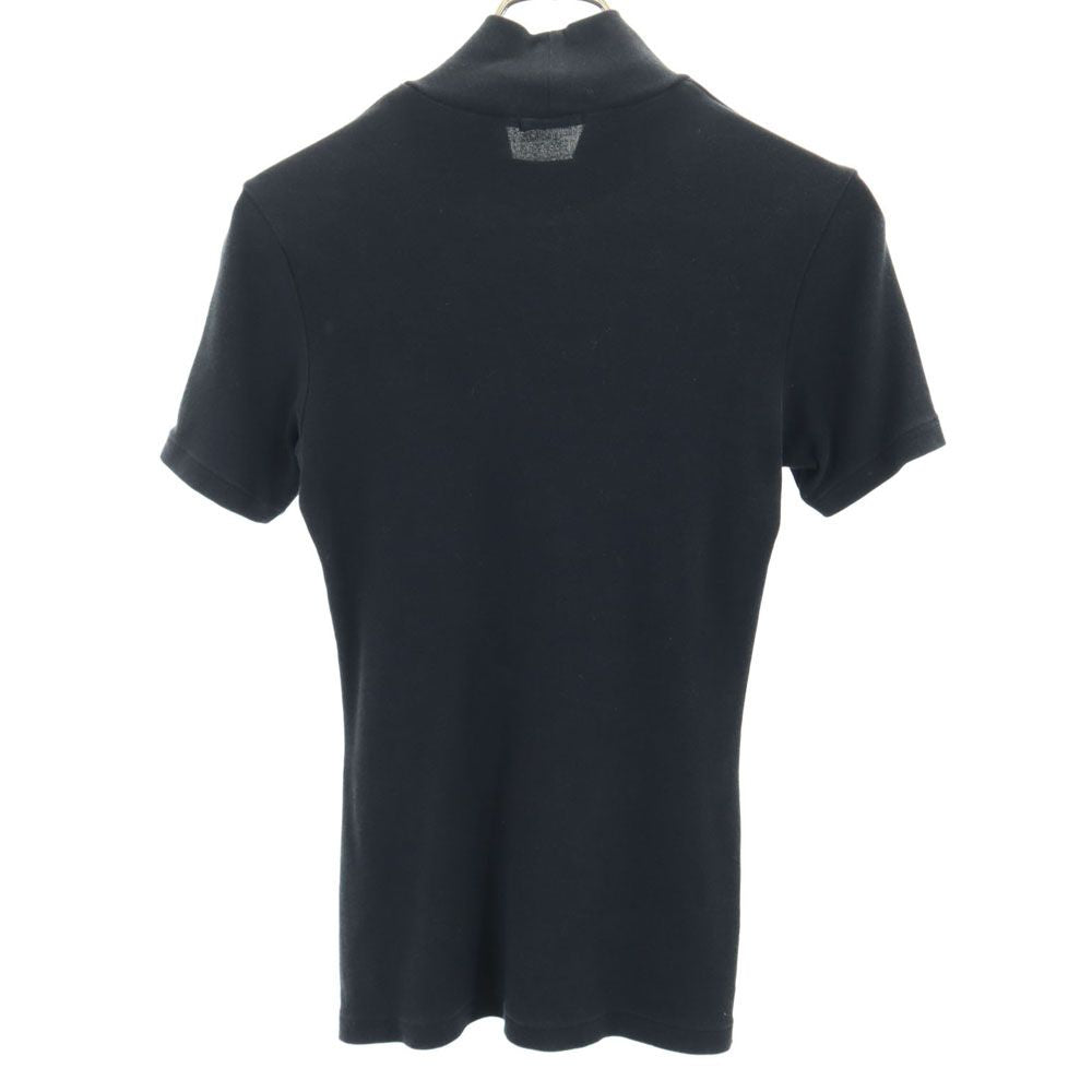 Y's ワイズ 80s ヴィンテージ 半袖 ハイネック Tシャツ ブラック レディース