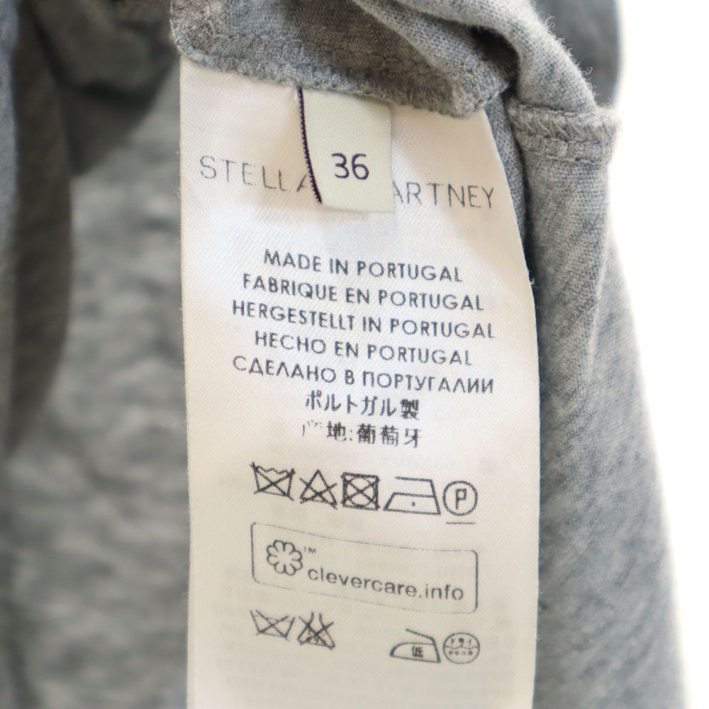 Stella McCartney ステラマッカートニー 半袖 レース付き Tシャツ 36 グレー レディース