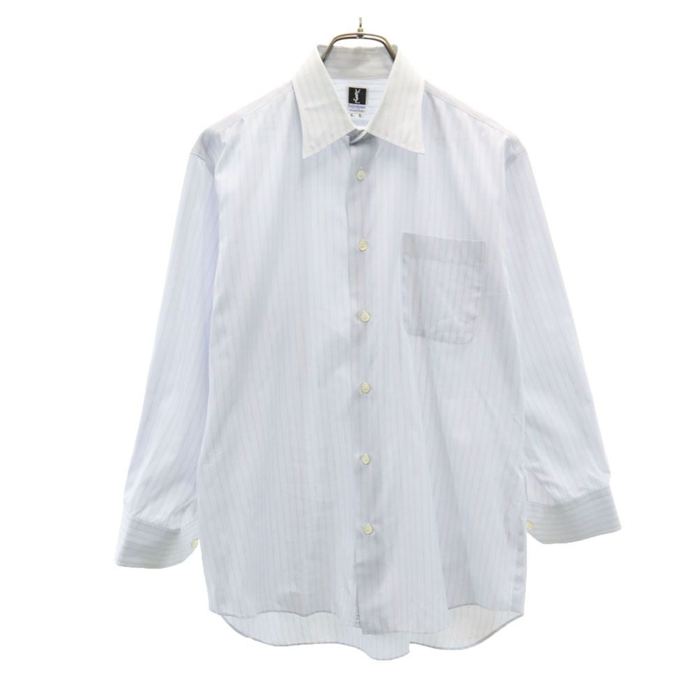 YVES SAINT LAURENT イヴサンローラン 長袖 シャツ ブルー系 メンズ