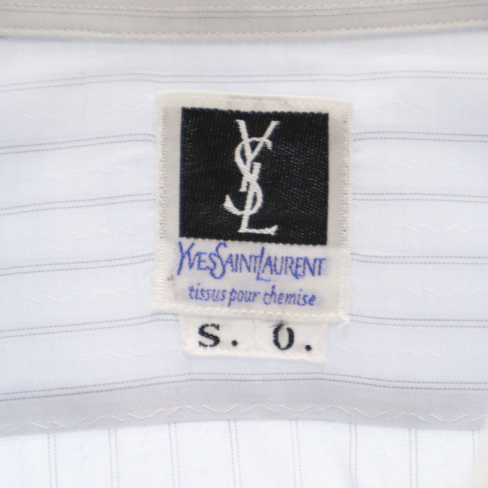YVES SAINT LAURENT イヴサンローラン 長袖 シャツ ブルー系 メンズ