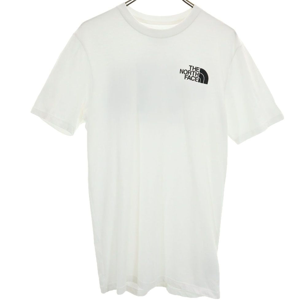 THE NORTH FACE ノースフェイス バックプリント 半袖 Tシャツ S ホワイト系 メンズ