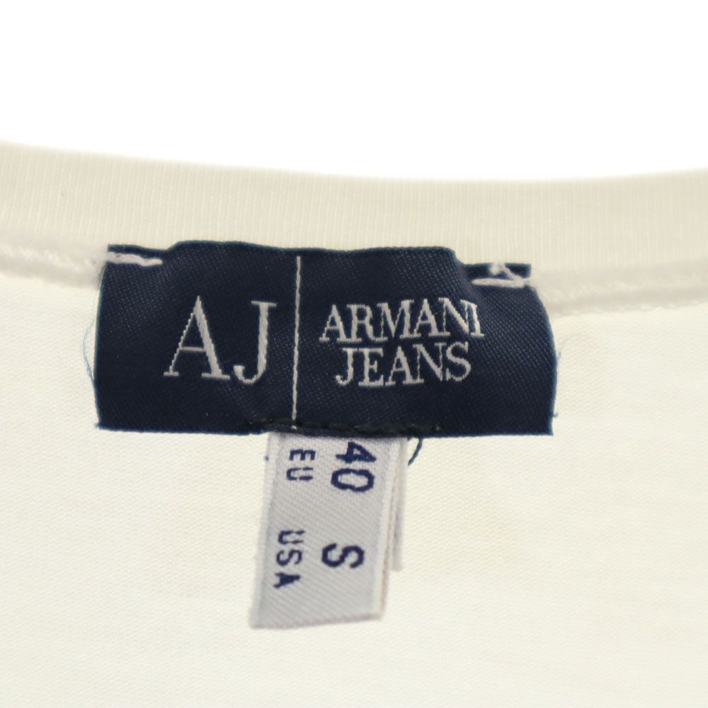 ARMANI JEANS アルマーニジーンズ 半袖 Tシャツ S ホワイト系 レディース