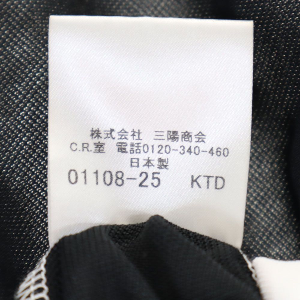 BURBERRY GOLF バーバリーゴルフ 三陽商会 日本製 ゴルフ 半袖 ポロシャツ M ホワイト系 鹿の子 レディース