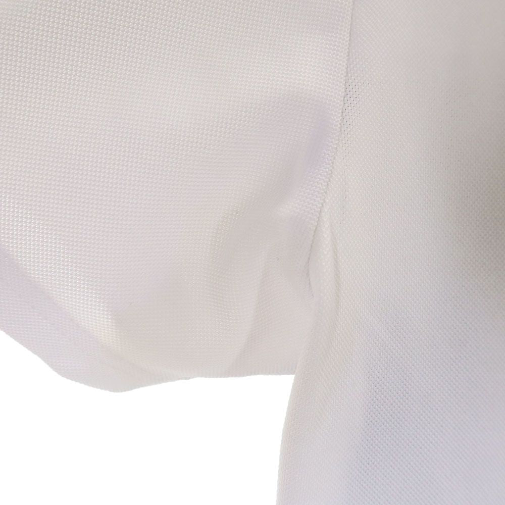 BURBERRY GOLF バーバリーゴルフ 三陽商会 日本製 ゴルフ 半袖 ポロシャツ M ホワイト系 鹿の子 レディース