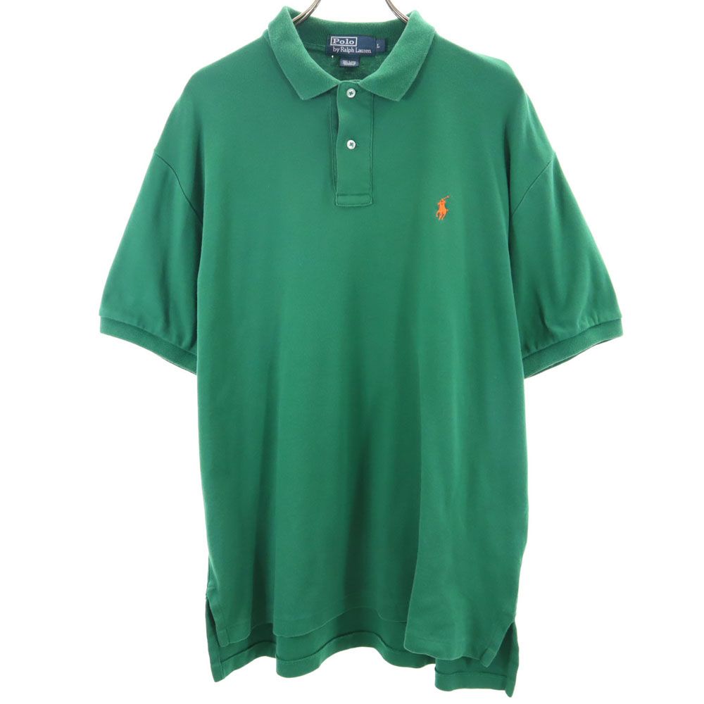Polo by Ralph Lauren ポロバイラルフローレン 半袖 ポロシャツ L グリーン系 メンズ