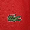 ラコステ 70s フランス製 ヴィンテージ 半袖 ポロシャツ レッド系 LACOSTE 鹿の子 メンズ