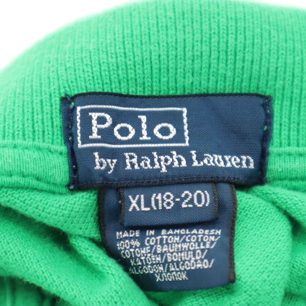 Polo by Ralph Lauren ポロバイラルフローレン 半袖 鹿の子 ポロシャツ XL 18-20 グリーン キッズ
