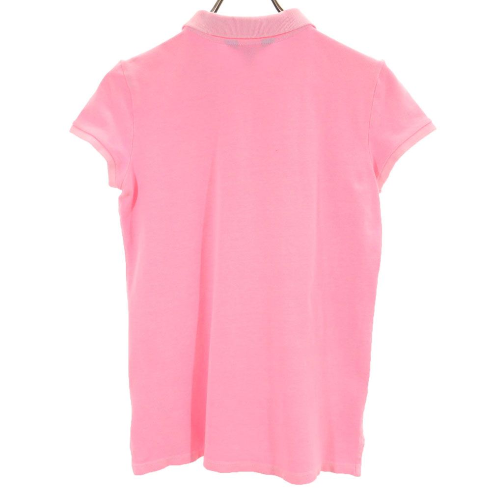 POLO RALPH LAUREN ポロラルフローレン ビッグポニー刺繍 半袖 鹿の子 ポロシャツ XL 16 ピンク キッズ