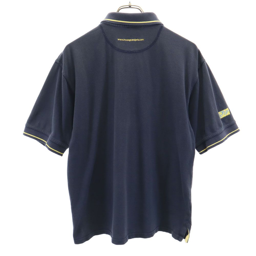 motogp 半袖 ポロシャツ S グレー motogp 鹿の子 メンズ