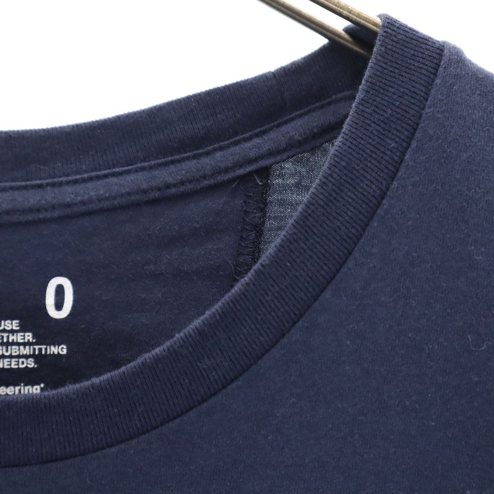 WHITE MOUNTAINEERING ホワイトマウンテニアリング 日本製 プリント 半袖 Tシャツ  ネイビー系 メンズ