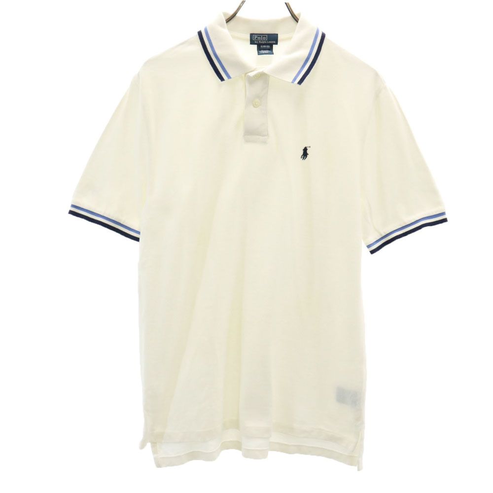 Polo by Ralph Lauren ポロバイラルフローレン 半袖 鹿の子 ポロシャツ XL 18-20 ホワイト キッズ