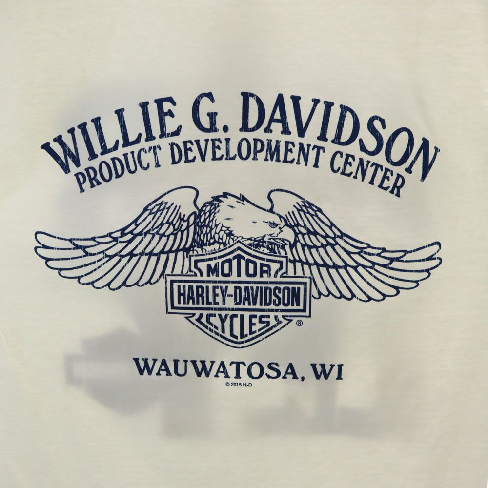 ハーレーダビッドソン 半袖 Tシャツ S ホワイト HARLEY DAVIDSON メンズ