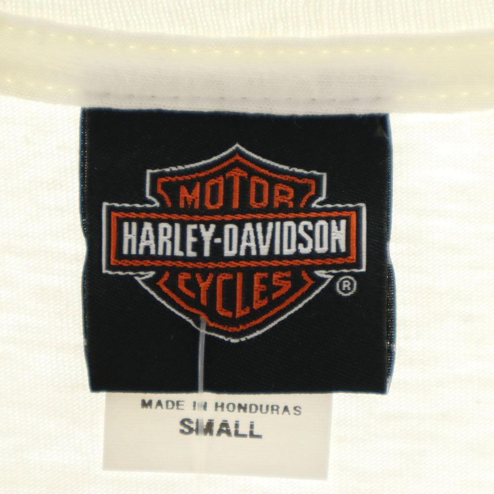 ハーレーダビッドソン 半袖 Tシャツ S ホワイト HARLEY DAVIDSON メンズ