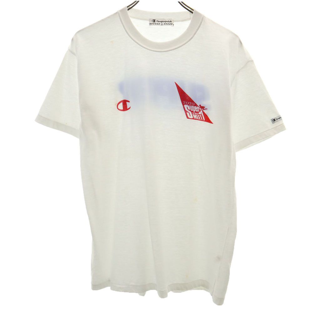チャンピオン 日本製 半袖 Tシャツ XO ホワイト Champion メンズ