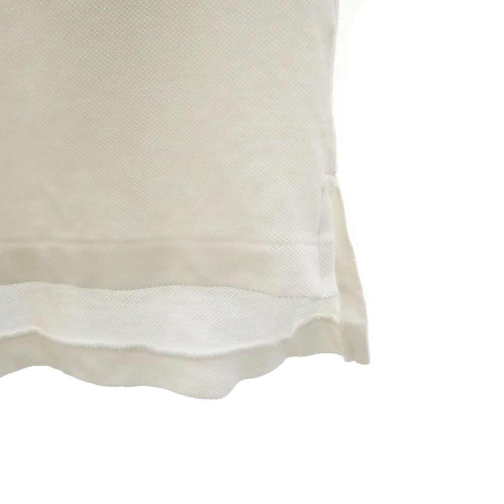 Yellow Hat 刺繍 半袖 ポロシャツ ホワイト Yellow Hat 鹿の子 メンズ