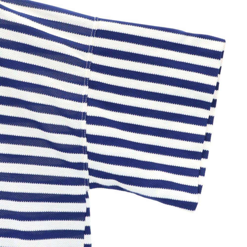 SEE BY CHLOE シーバイクロエ ボーダー柄 半袖 カットソー USA 4 ブルー×ホワイト レディース