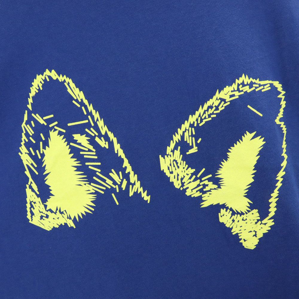 KITSUNE キツネ ポルトガル製 半袖 Tシャツ 青紺 メンズ