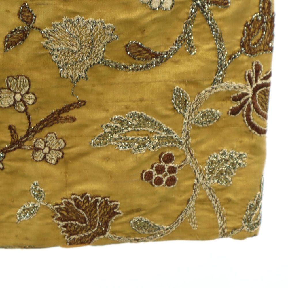 MAX MARA マックスマーラ イタリア製 シルクブレンド 総柄 半袖 オールド ヴィンテージ スカートスーツ 上下 セットアップ 42 ゴールド バックジップ レディース