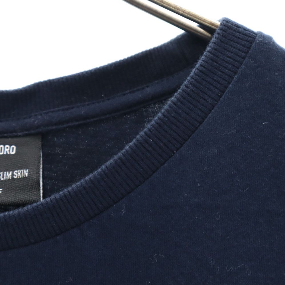 DIET BUTCHER SLIM SKIN ダイエットブッチャースリムスキン マルボロ コラボ 半袖 Tシャツ F ネイビー MARLBORO メンズ