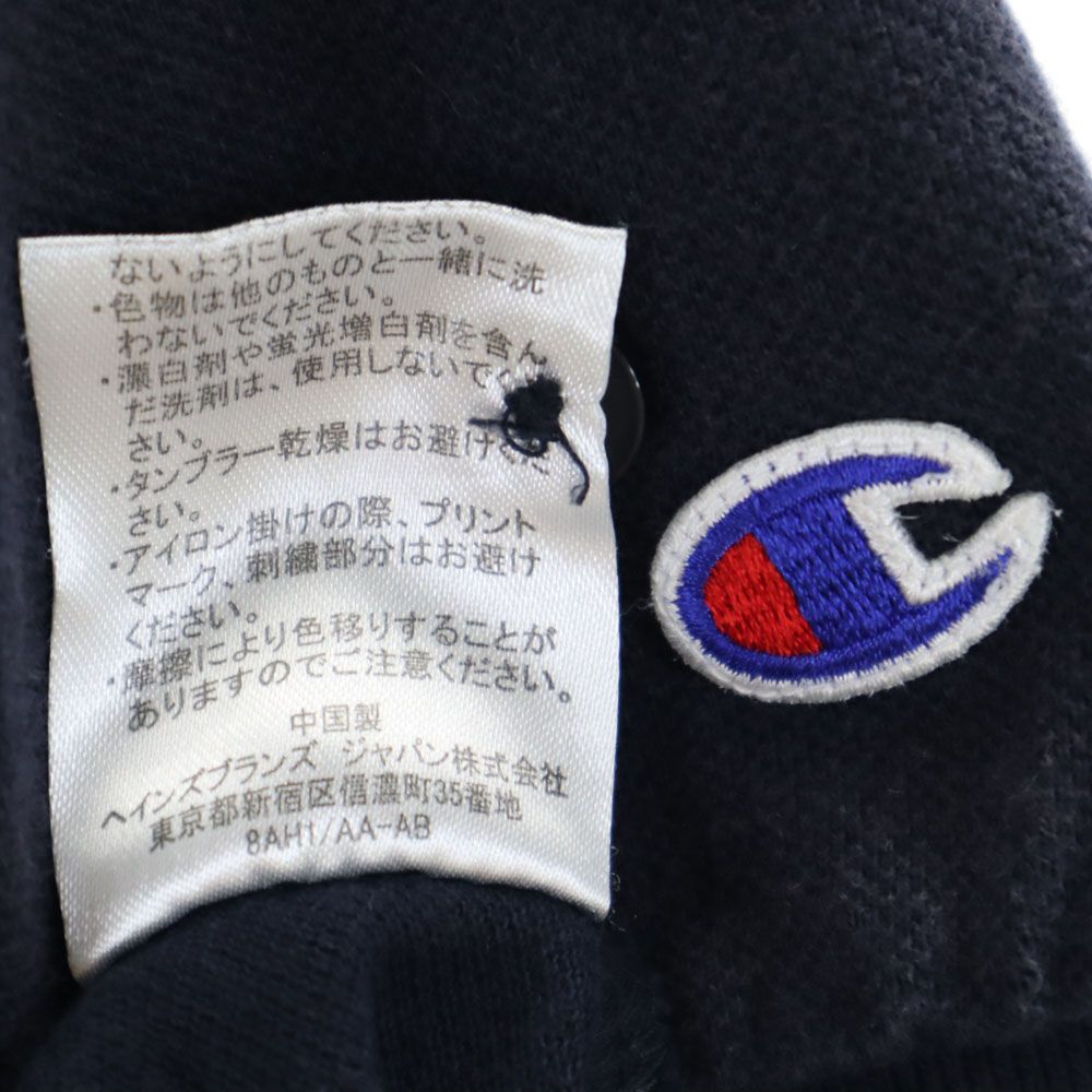 Champion チャンピオン エクストララージ コラボ 半袖 ポロシャツ M ネイビー 鹿の子 メンズ