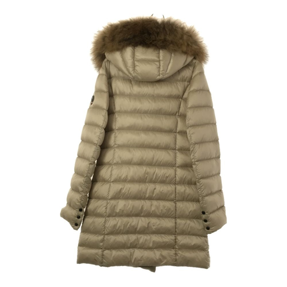 CAPEHORN ケープホーン ラクーン ファー付き ダウンコート 42 ベージュ レディース