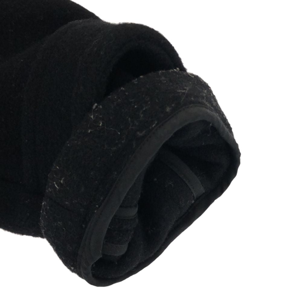 HYKE ハイク 日本製 ウールブレンド ダッフルコート 2 ブラック メンズ