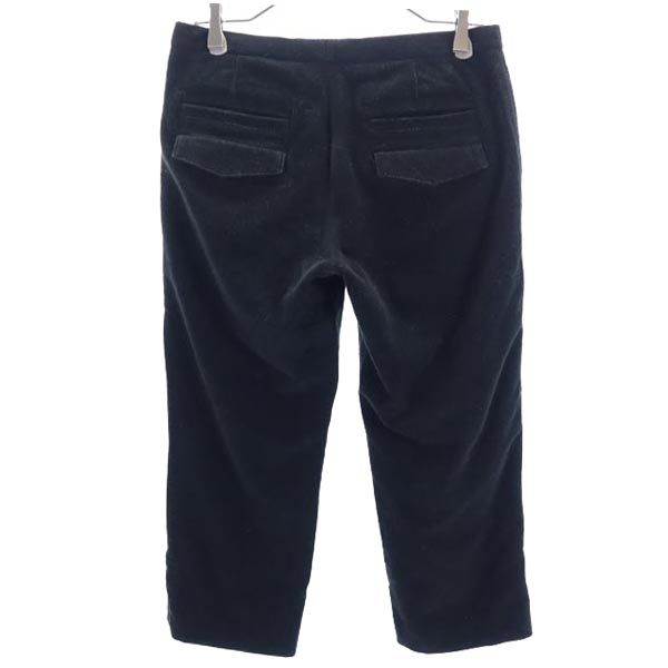 Milok ミロック 日本製 ウール クロップド コーデュロイパンツ S 黒 メンズ
