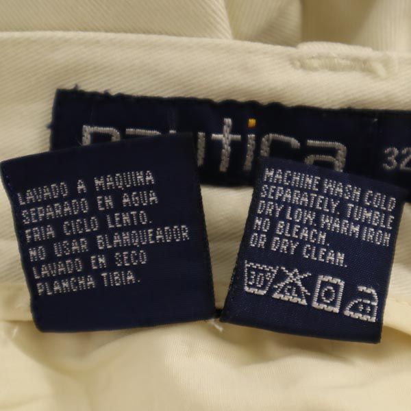 NAUTICA ノーティカ 90s オールド ロングパンツ w32 アイボリー メンズ