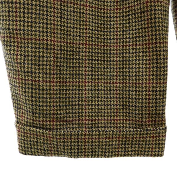 L.L.Bean エルエルビーン 80s ヴィンテージ ウール 千鳥格子 スラックスパンツ 8P レディース