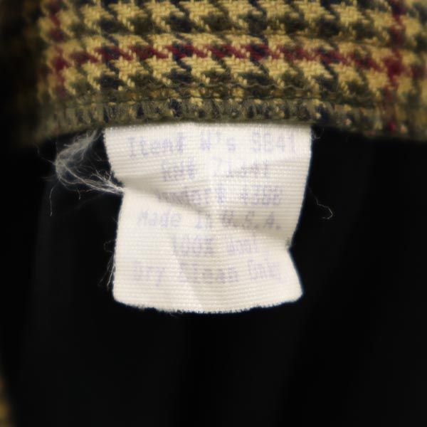 L.L.Bean エルエルビーン 80s ヴィンテージ ウール 千鳥格子 スラックスパンツ 8P レディース