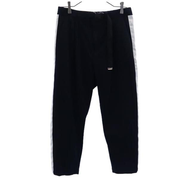 BLACK LABEL CRESTBRIDGE ブラックレーベルクレストブリッジ 三陽商会 ロングパンツ 76 ブラック系 サイドライン メンズ