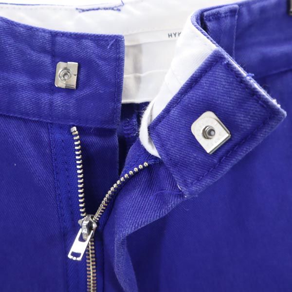 HYKE ハイク 日本製 ロングパンツ 2 ブルー系 レディース