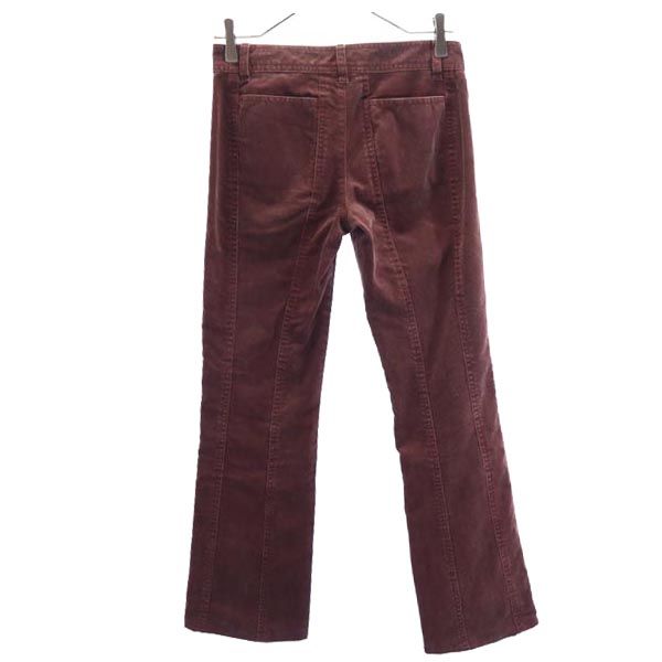 バーバリーブルーレーベル 三陽商会 日本製 コーデュロイパンツ 36 ブラウン系 BURBERRY BLUE LABEL レディース