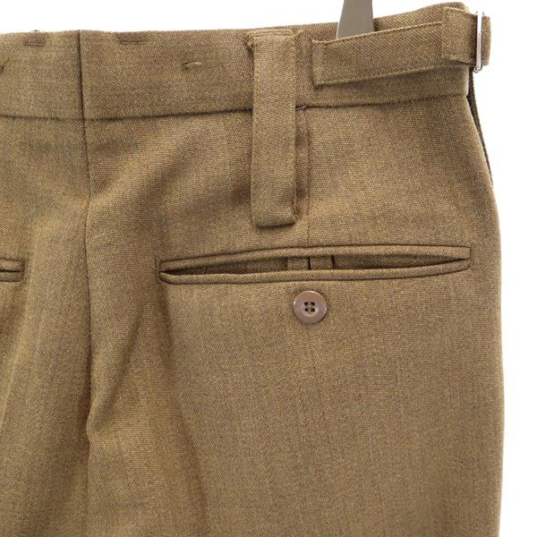 美品 TROUSERS MANS トラウザーズマン 8405-99-983-1279 ミリタリーパンツ 90-80-96 茶系 メンズ
