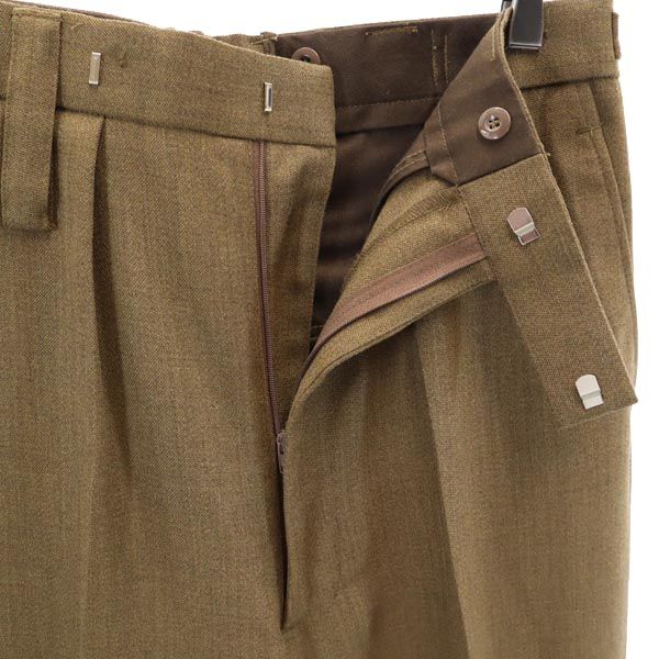 美品 TROUSERS MANS トラウザーズマン 8405-99-983-1279 ミリタリーパンツ 90-80-96 茶系 メンズ