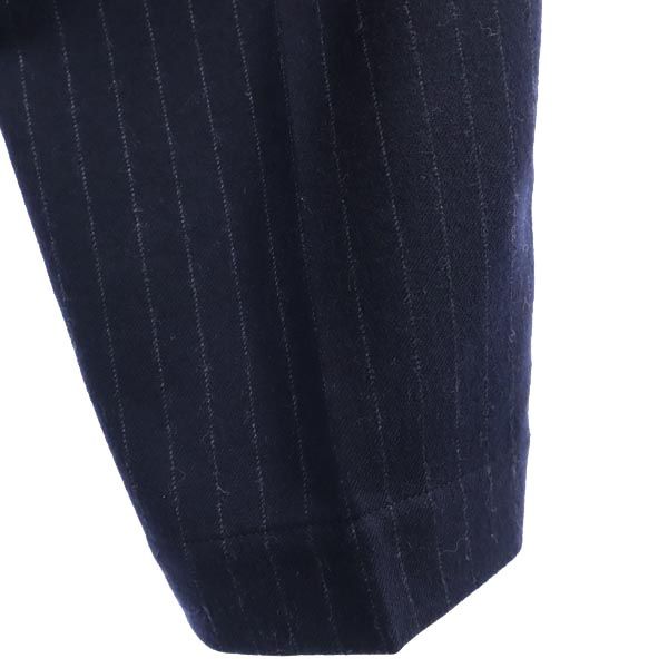 MORRIS & SONS モリスアンドサンズ ウールブレンド ストライプ テーパードパンツ 2 ブラック系 メンズ