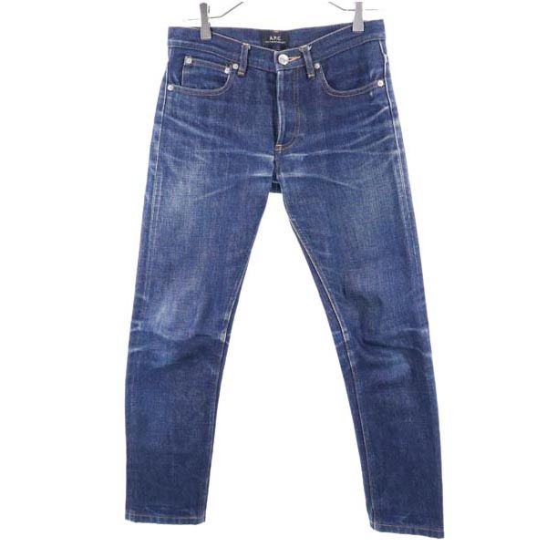 A.P.C. アーペーセー ストレートデニムパンツ w27 ボタンフライ ジーパン レディース