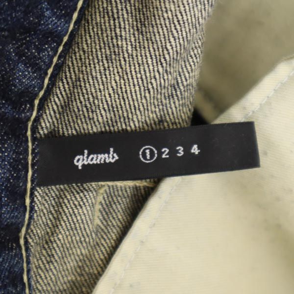 glamb グラム 裏リベット ストレートデニムパンツ 1 ボタンフライ ジーパン メンズ