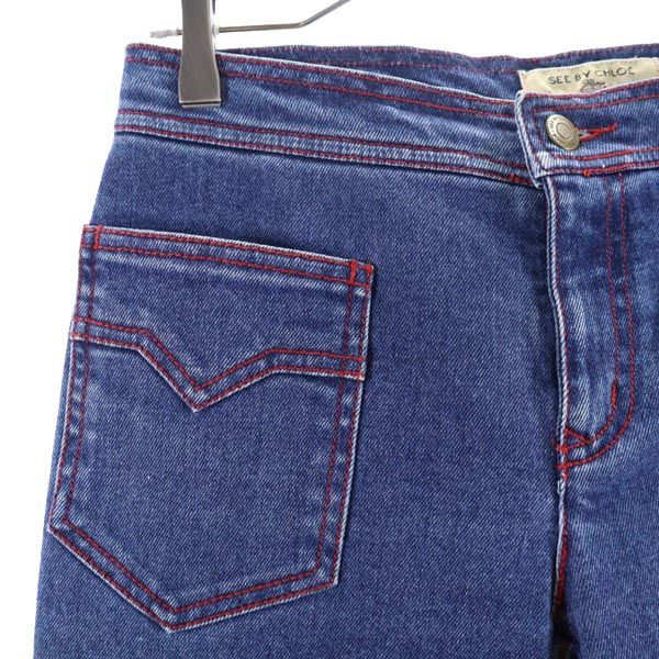 SEE BY CHLOE シーバイクロエ ブーツカットデニムパンツ 36 ジーパン フレアデニム レディース