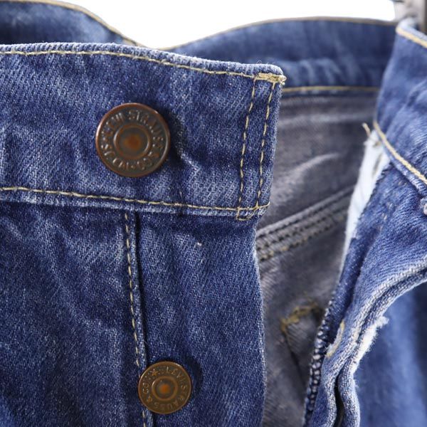 Levi's リーバイス ムービンオン ストレートデニムパンツ w28 ボタンフライ ジーパン レディース