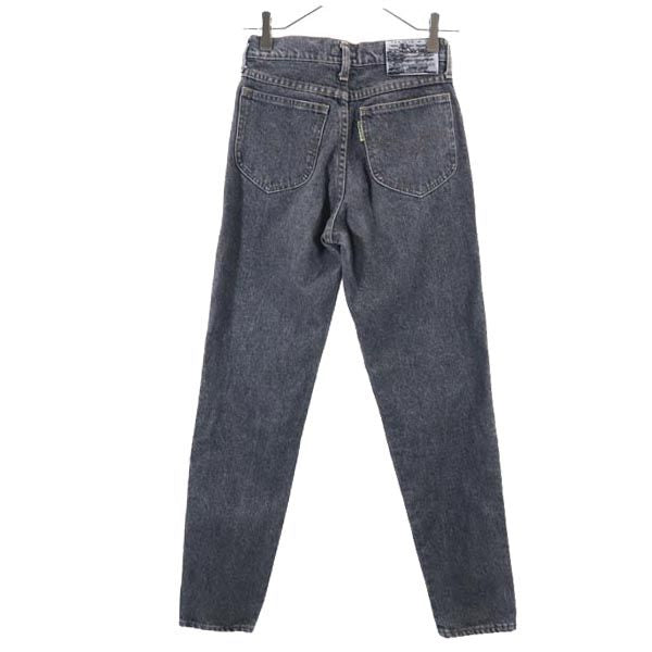 Levi's リーバイス 80s シルバータブ ビッグE 日本製 テーパードデニムパンツ w27 ブラック系 ジーパン レディース
