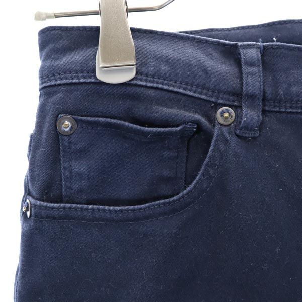 Paul Smith ポールスミス ストレッチ ロング テーパードパンツ 25 紺 レディース