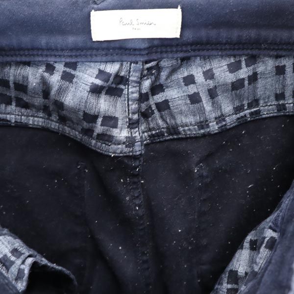 Paul Smith ポールスミス ストレッチ ロング テーパードパンツ 25 紺 レディース