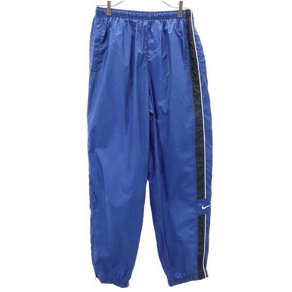 NIKE ナイキ トレーニング ロング ウインドパンツ L 青系 メンズ
