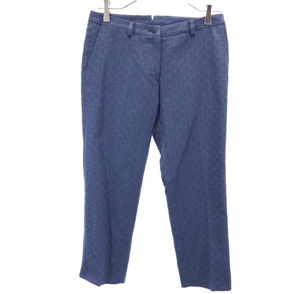 未使用 INCOTEX インコテックス 日本製 クロップドパンツ 40 紺 メンズ