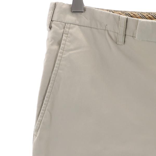 BURBERRY BLACK LABEL バーバリーブラックレーベル 三陽商会 ストレッチ コットンパンツ ウエスト73 ベージュ メンズ