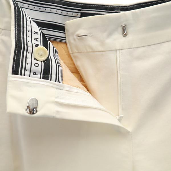 SPORTMAX CODE スポーツマックスコード ビジュー付き パンツ 42 白 レディース