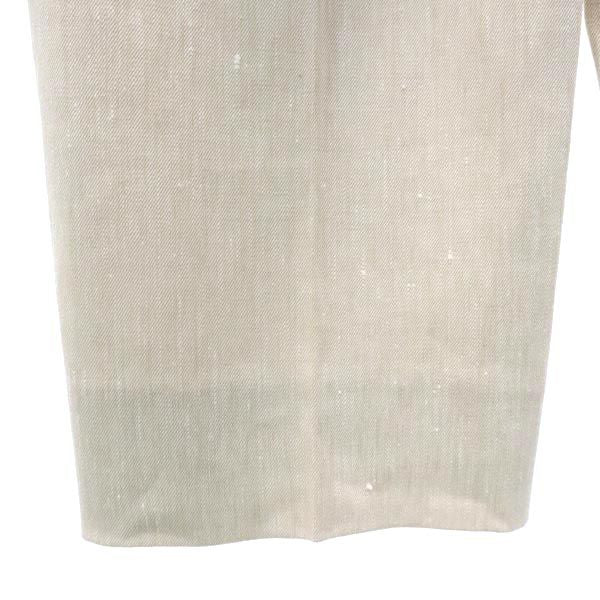 INCOTEX インコテックス リネンブレンド パンツ 40 ベージュ系 レディース