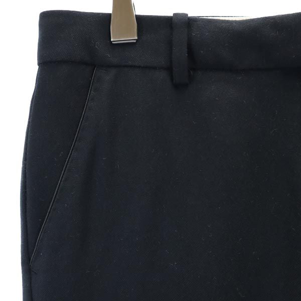 Paul Smith ポールスミス ウールブレンド スラックスパンツ 38 黒 レディース
