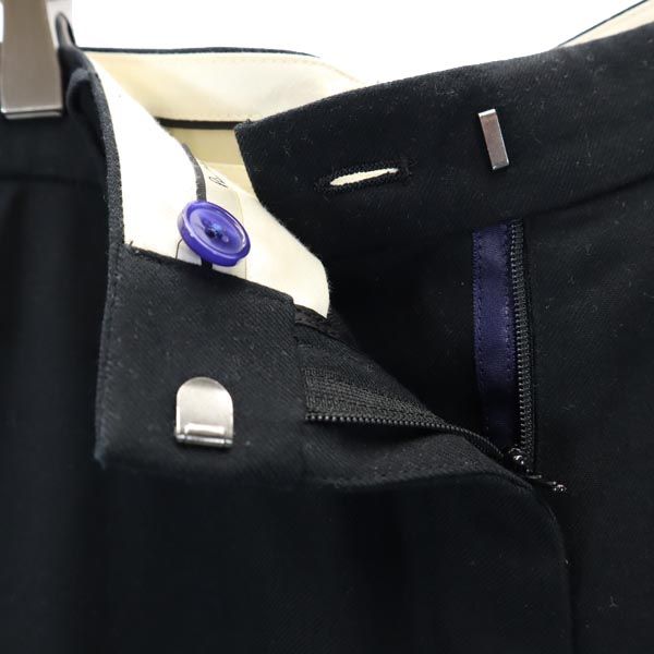 Paul Smith ポールスミス ウールブレンド スラックスパンツ 38 黒 レディース